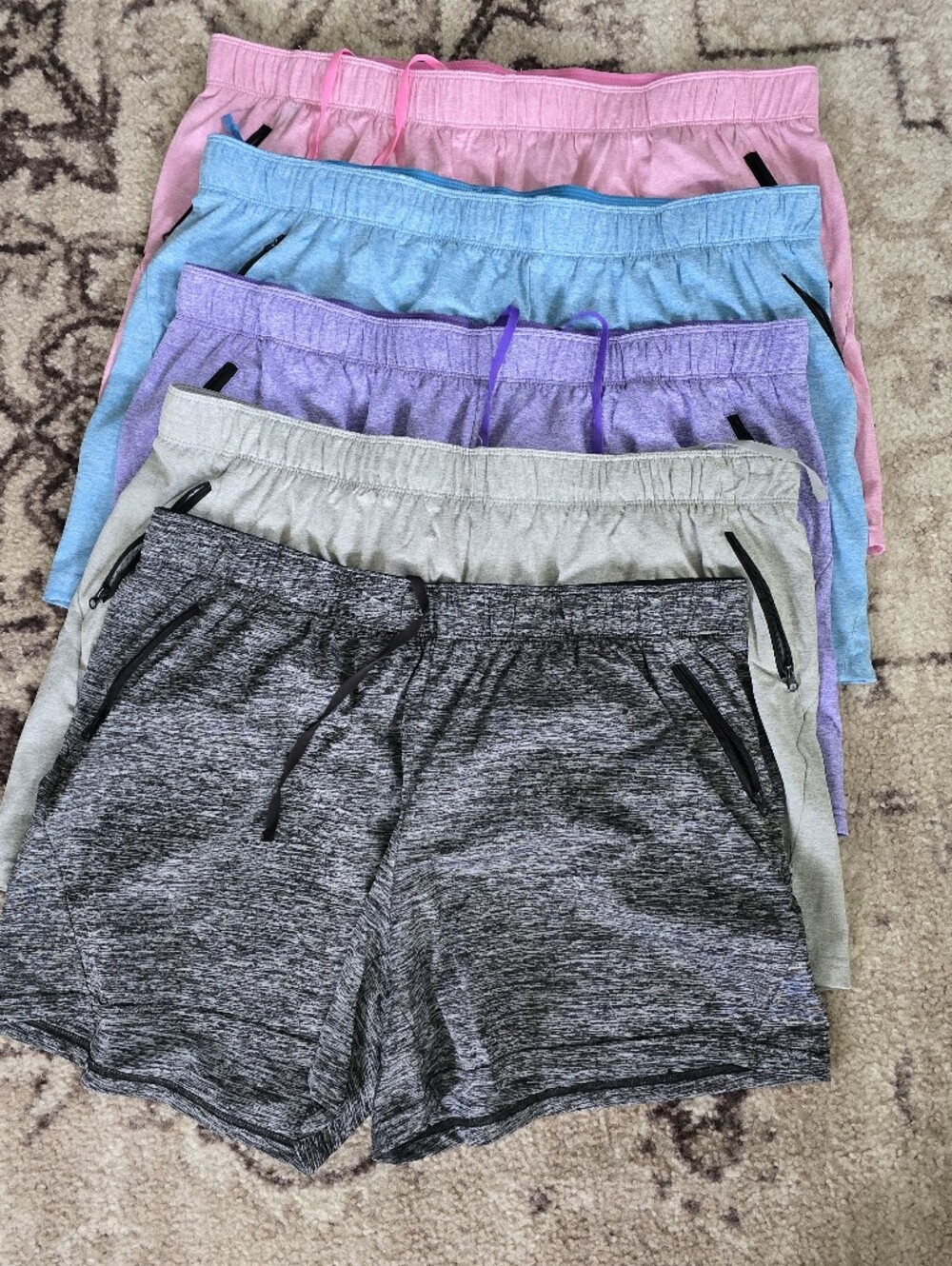 Liberty Pro Women's Athletic Shorts - Pink, Blue, Purple, Gray, Charcoal